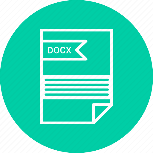 Document, docx, extension, file, type icon - Download on Iconfinder