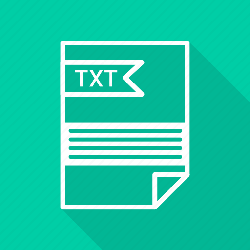 Document, extension, folder, format, paper, txt icon - Download on Iconfinder