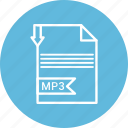document, file, format, mp3, type