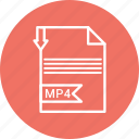document, file, format, mp4, type