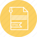 document, extension, file, html