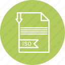 document, extension, file, iso