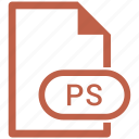 extension, file, file format, ps