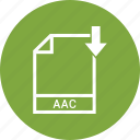 aac, document, file, format, type