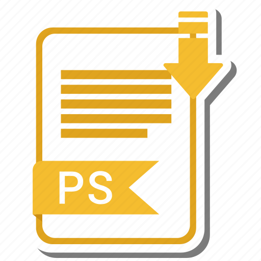 Document, extension, file, ps icon - Download on Iconfinder