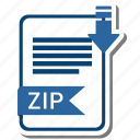 document, extension, file, format, zip