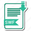 document, extension, folder, paper, swf 