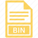 bin, document, file