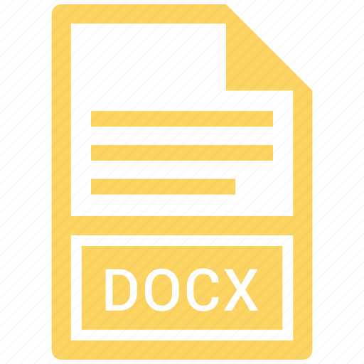 Docx, extension, file, file format icon - Download on Iconfinder