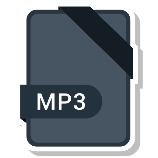 Document, extension, format, mp3, paper icon - Free download