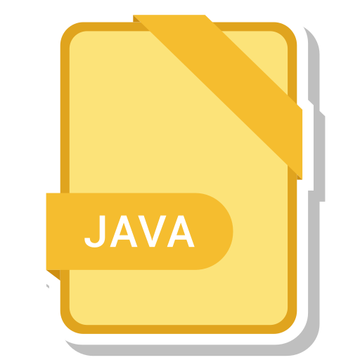 Document, extension, format, java, paper icon - Free download