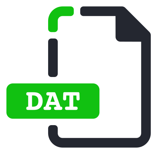 Dat, data, database, extension, file icon - Free download