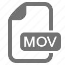 document, extension, file, format, mov, video