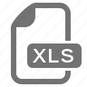 document, extension, file, format, spreadsheet, table, xls