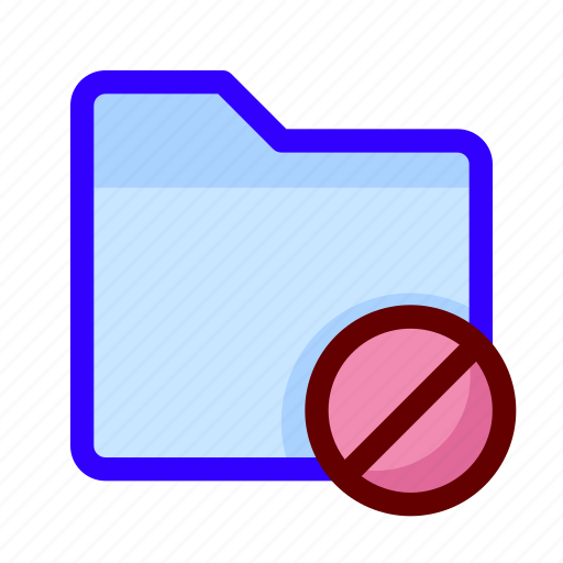 Block, files, folder, locked icon - Download on Iconfinder