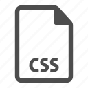 css, document, extension, file, format