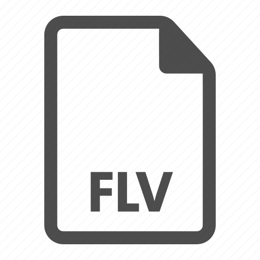 Document, extension, file, flv, format icon - Download on Iconfinder