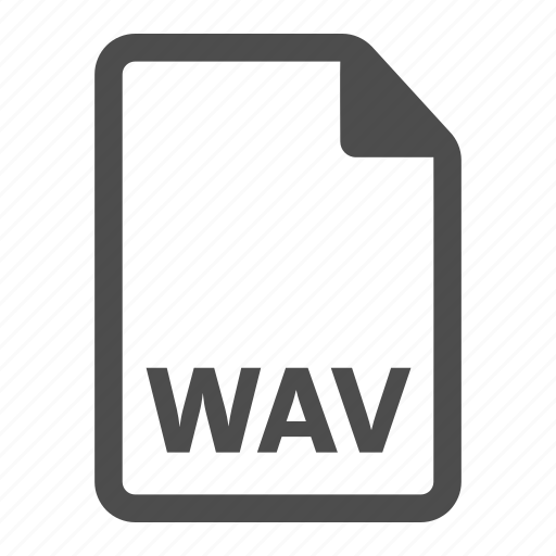 Audio Document Extension File Format Media Wav Icon