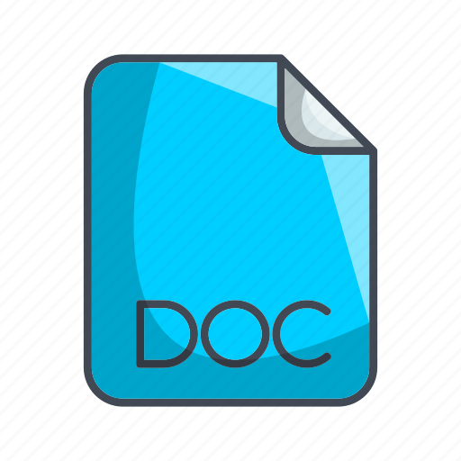 Doc, document file format, extension, file icon - Download on Iconfinder