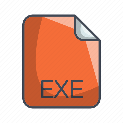 Exe, system file format, extension, file icon - Download on Iconfinder