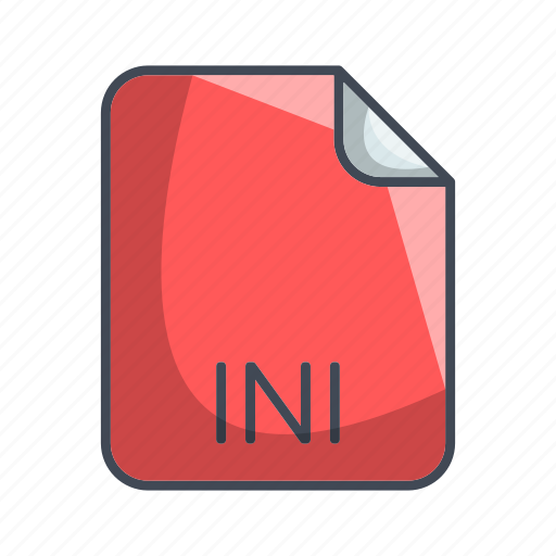 Ini, system file format, extension, file icon - Download on Iconfinder