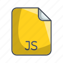 code file format, js, extension, file