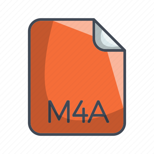 Archive file format, m4a, extension, file icon - Download on Iconfinder