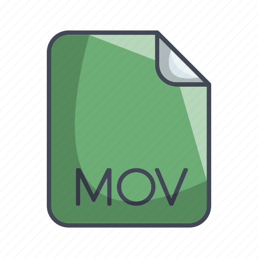 Mov, video file format, extension, file icon - Download on Iconfinder