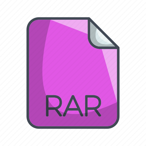 Archive file format, rar, extension, file icon - Download on Iconfinder