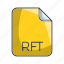 document file format, rft, extension, file 