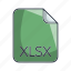 document file format, xlsx, extension, file 