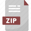 doc, zip, file, document, folder, format