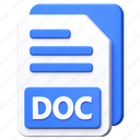 doc, text, file, extension, document, format, word