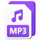 mp3, audio, music, format, document, file, extension
