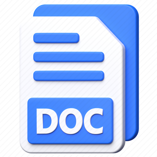 Doc, text, file, extension, document, format, word icon - Download on Iconfinder
