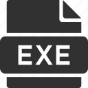 file, format, extension, type, suffix, exe