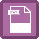 document, dwf, extension, file, format