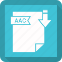 aac, document, extension, format, paper