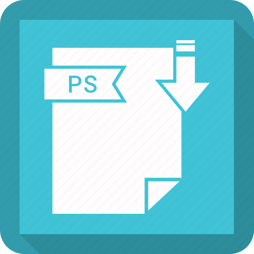 Extensiom, file, file format, ps icon - Download on Iconfinder