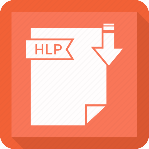 Document, extension, format, hlp, paper icon - Download on Iconfinder