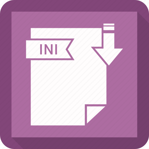 Extensiom, file, file format, ini icon - Download on Iconfinder