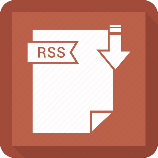 Extensiom, file, file format, rss icon - Download on Iconfinder