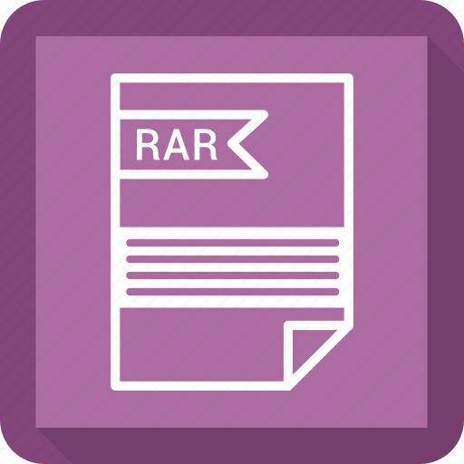 Document, extensiom, file, file format, paper, rar icon - Download on Iconfinder
