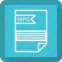 document, extensiom, file, file format, mpg, paper