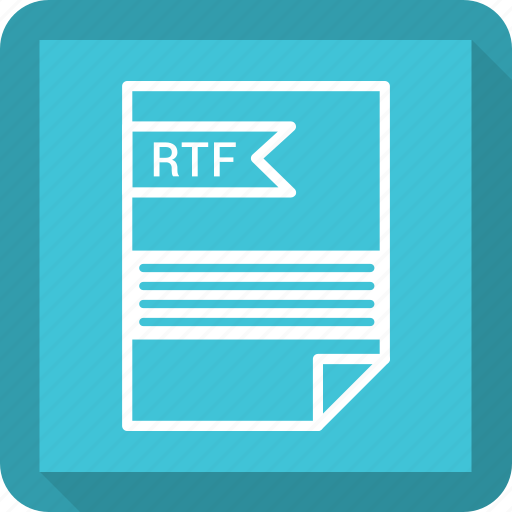Document, extensiom, file, file format, paper, rtf icon - Download on Iconfinder
