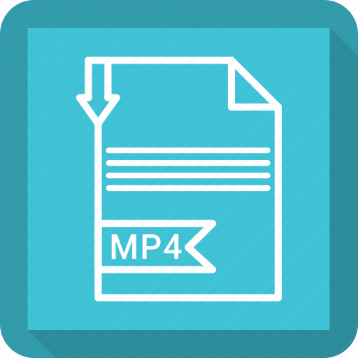 Document, extensiom, file, file format, mp4, paper icon - Download on Iconfinder