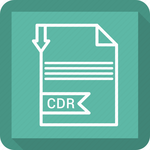 Cdr, document, extensiom, file, file format, paper icon - Download on Iconfinder