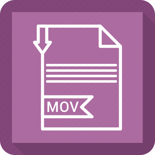 Document, extensiom, file, file format, mov, paper icon - Download on Iconfinder