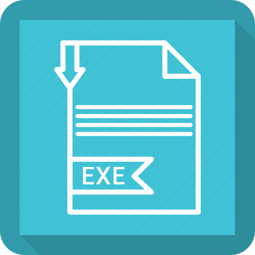 Document, exe, extensiom, file, file format, paper icon - Download on Iconfinder