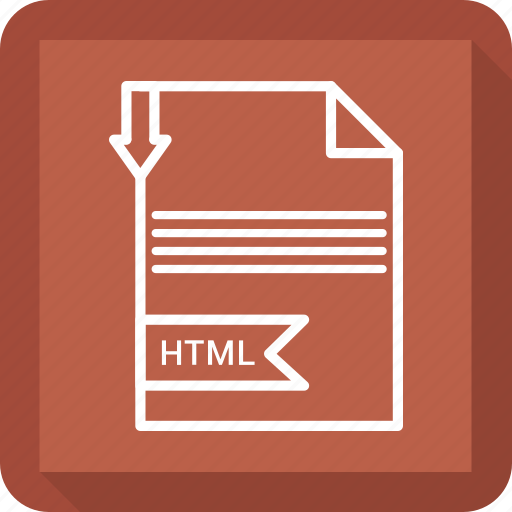 Document, extensiom, file, file format, html, paper icon - Download on Iconfinder